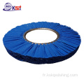 Wholesale polissage de la roue de roue en tissu d'airflow bleu
